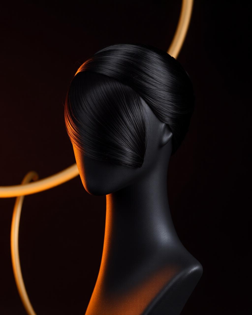 Full Cap Hair System — Obsidian