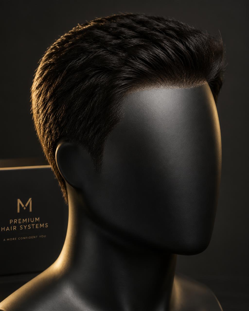 Full Cap Hair System — Obsidian