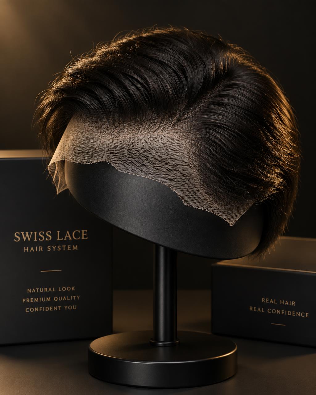 Signature Lace Hair Patch — Natural Black